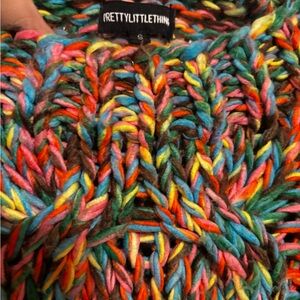 PrettyLittleThing Multicolor Chunky Knit Sweater